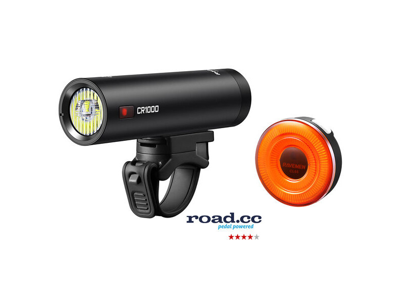 Ravemen CR1000 (1000 Lumens) / CL05 (30 Lumens) USB Rechargeable Twinset click to zoom image