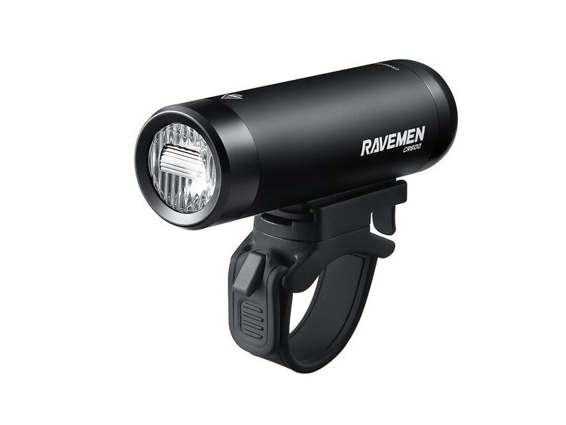 Ravemen CR600 USB Rechargeable T-Shape Anti-Glare Front Light with Remote in Matt/Gloss Black (600 Lumens) click to zoom image