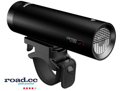 Ravemen CR700 USB Rechargeable DuaLens Front Light with Remote in Matt/Gloss Black (700 Lumens)