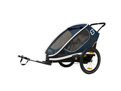 Hamax Outback Twin Child Bike Trailer Navy Twin