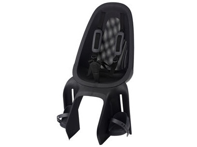 Qibbel Air Rear Child Seat Pannier Rack Mounted in Black