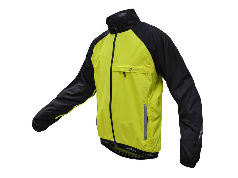Funkier Quikdry Gents Pro Waterproof Rain Jacket in Yellow click to zoom image
