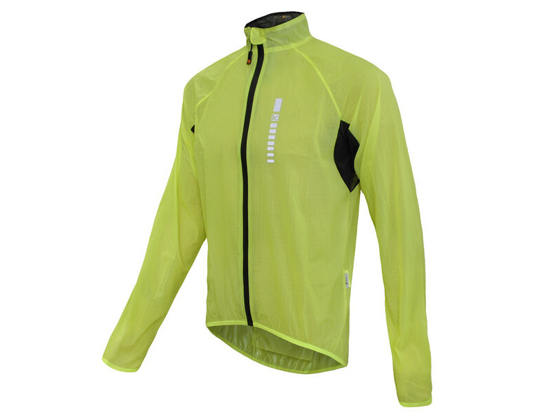 Funkier DryRide Pro Gents Showerproof Jacket in Fluo Yellow click to zoom image