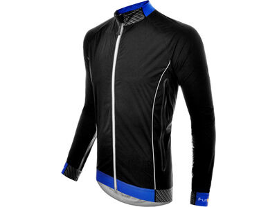 Funkier Hydro J-657 Ultra Light Rain Showerproof Jacket in Black/Blue