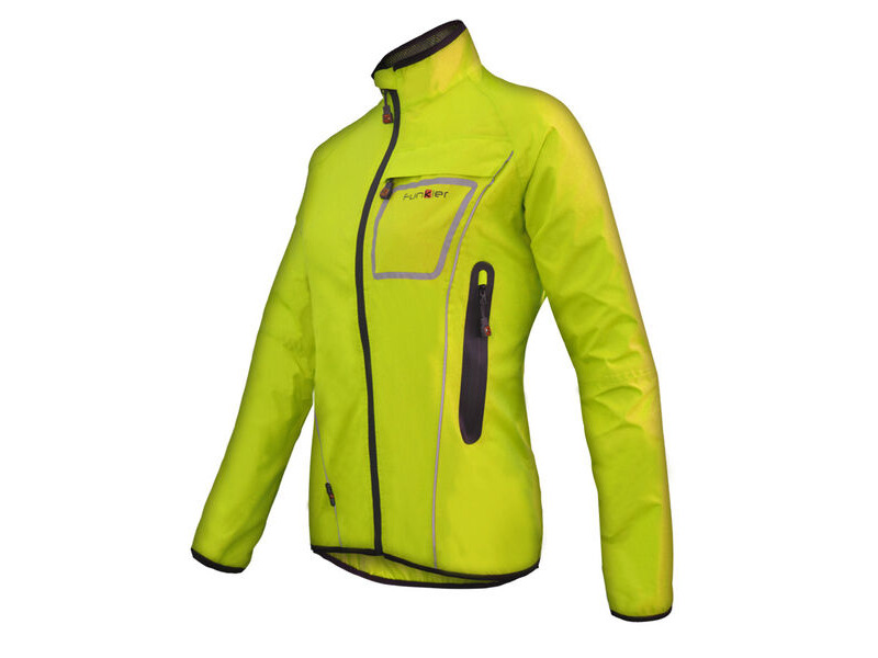 Funkier Storm WJ-1403 Ladies Waterproof Jacket in Yellow click to zoom image
