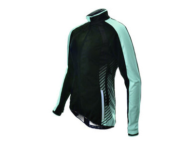 Funkier Tacona WJ-1324 Ladies Softshell Windstopper Jacket in Black/Mint