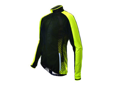 Funkier Tacona WJ-1324 Ladies Softshell Windstopper Jacket in Black/Yellow