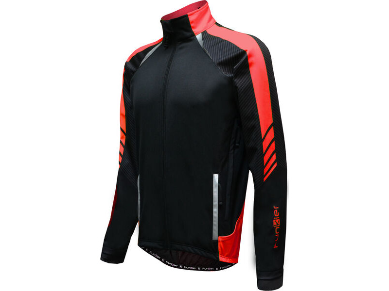 Funkier Tornado WJ-1326 Gents TPU Thermal Jacket in Black/Red click to zoom image