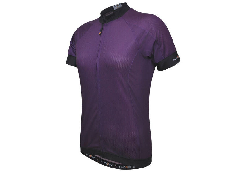 Funkier Ibera Ladies Active S/S Jersey in Purple click to zoom image