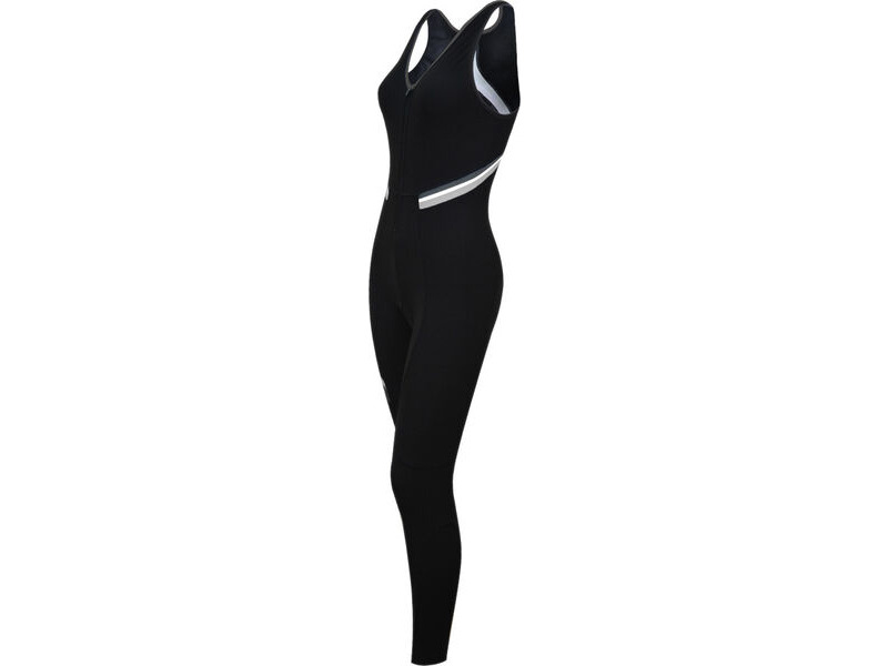 Funkier Thermesse S-980W-C12 Ladies Winter Double Strap Bib Tights in Black click to zoom image