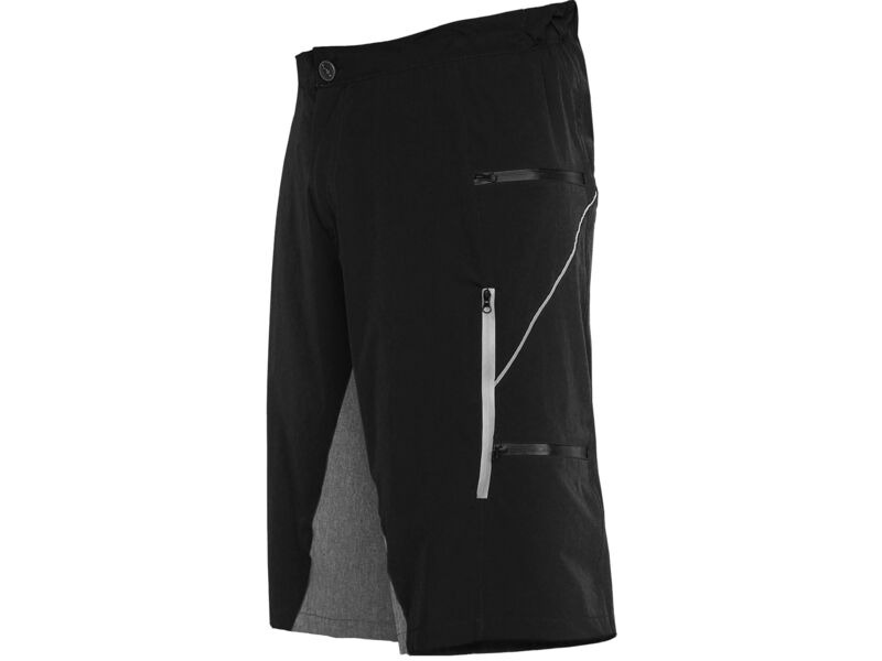 Funkier Trak Pro MTB Baggy Shorts in Black/Grey click to zoom image