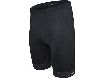 Funkier F-77 - 7 Panel 4-Way Stretch Shorts (B1 Pad) in Black