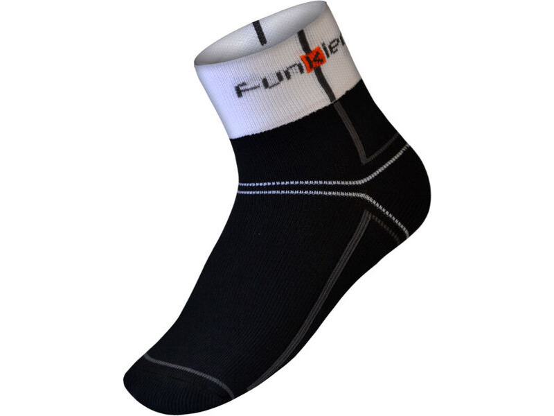 Funkier Lorca SK-44 Winter Thermo-lite Socks in Black/White click to zoom image