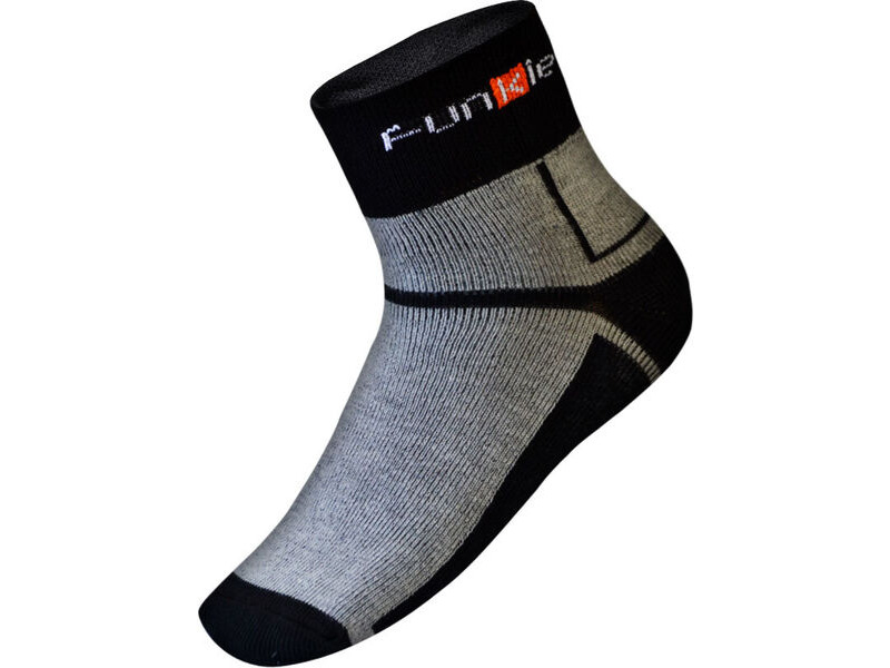 Funkier Lorca SK-44 Winter Thermo-lite Socks in Grey/Black click to zoom image