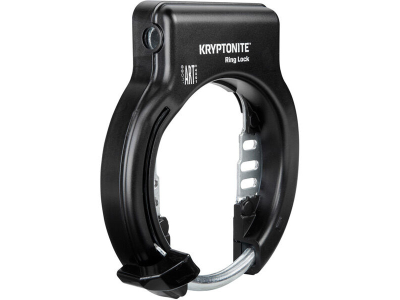 Kryptonite Ring Lock with plug in capability - non retractable (Sold Secure silver) click to zoom image