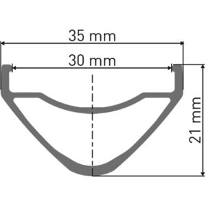 DT Swiss EX 1700 wheel, 30 mm rim, 15 x 110 m BOOST axle, 27.5 inch front click to zoom image