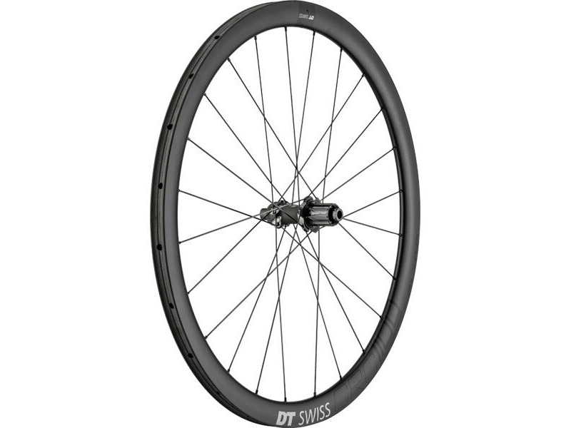 DT Swiss CRC 1100 SPLINE disc, carbon tubular 38 x 26mm, rear click to zoom image