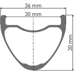 DT Swiss XMC 1501 wheel, 30 mm rim, BOOST axle, 27.5 inch front click to zoom image